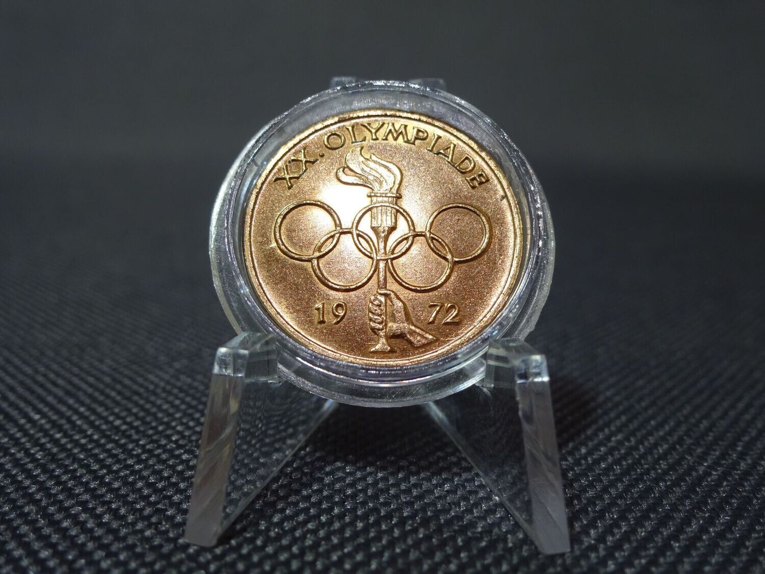 Medaille Deutschland 1972 München XX. Olympiade Kupfer