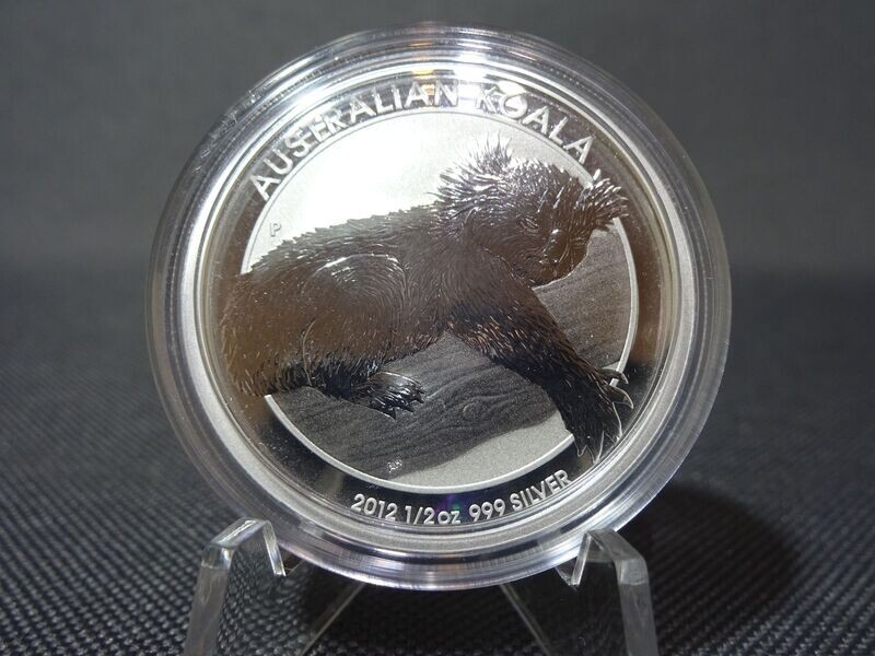 Silbermünze Australien Koala 2012 50 Cents 1/2 Oz Unze Silbermünze Australien Koala 2012 50 Cents 1/2 Oz Unze