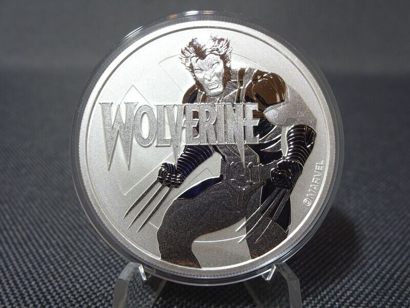 Silbermünze Tuvalu 2021 1 Dollar Wolverine 1 Oz Unze