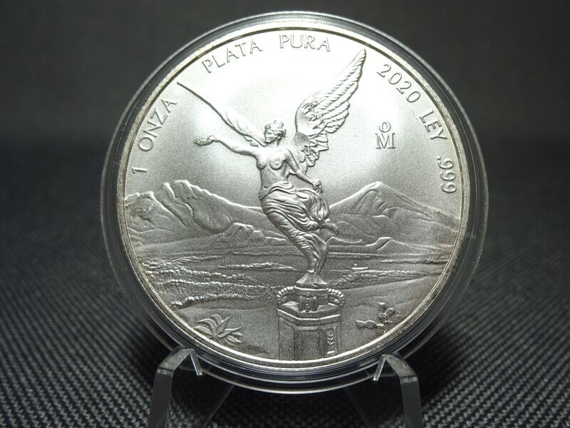 Silbermünze Mexiko 2020 Libertad Plata Pura Selten 1 Oz Unze