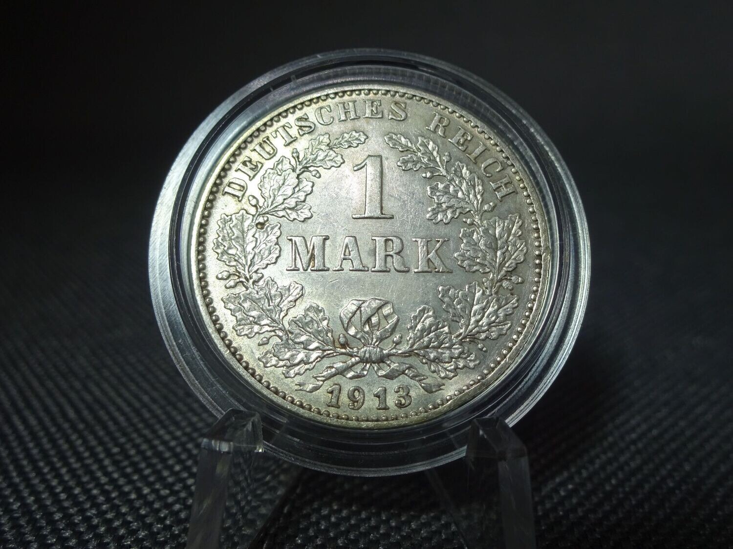 Silbermünze Deutsches Kaiserreich 1913 G 1 Mark Karlsruhe Sehr Selten Silbermünze Deutsches Kaiserreich 1913 G 1 Mark Karlsruhe Sehr Selten