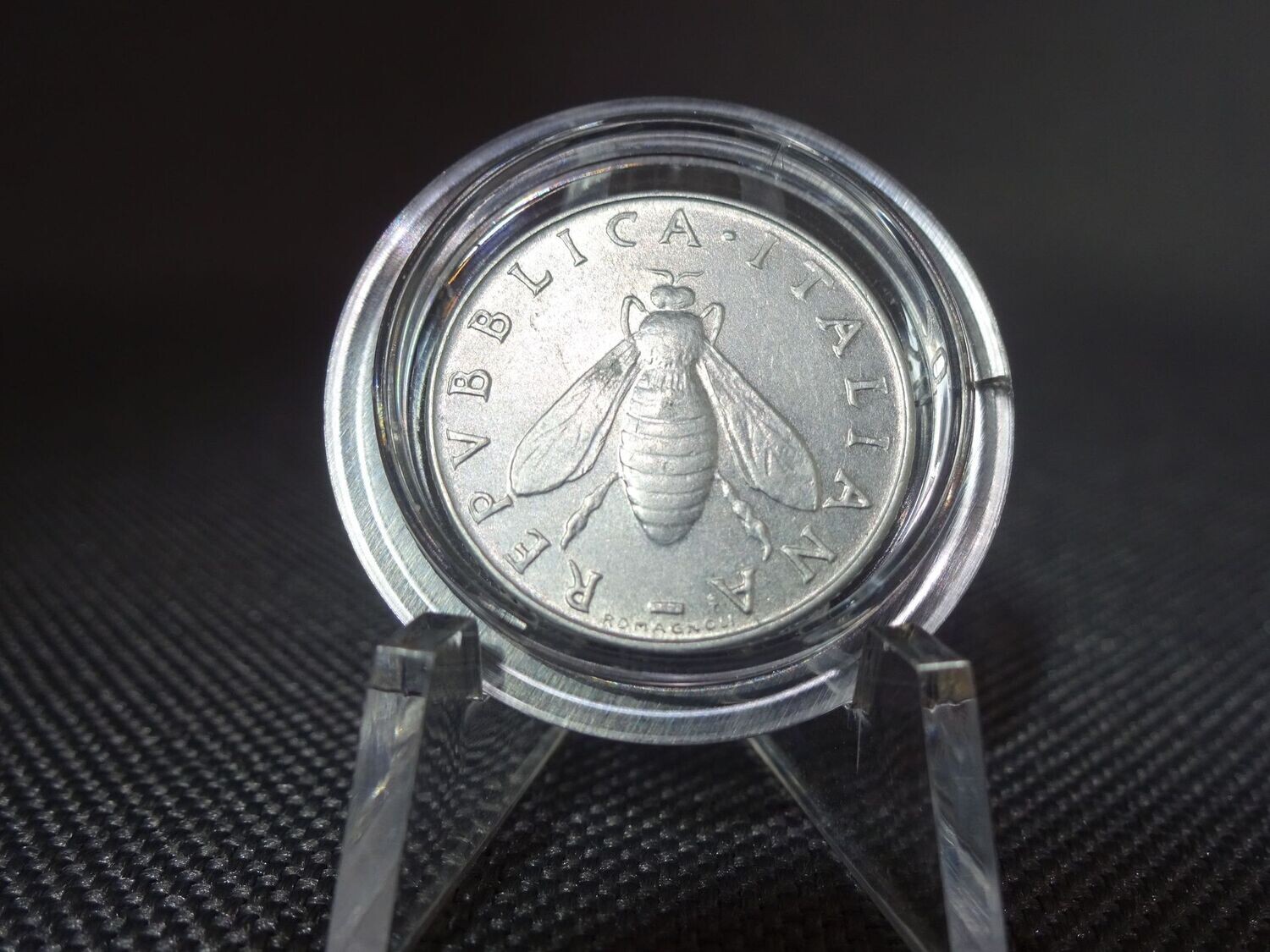 Münze Italien 1958 2 Lire Honigbiene Rarität SEHR SELTEN (2.)