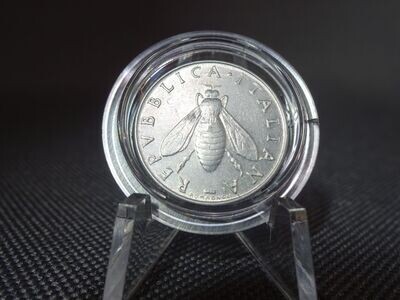 Münze Italien 1958 2 Lire Honigbiene Rarität SEHR SELTEN (2.) Münze Italien 1958 2 Lire Honigbiene Rarität SEHR SELTEN (2.)