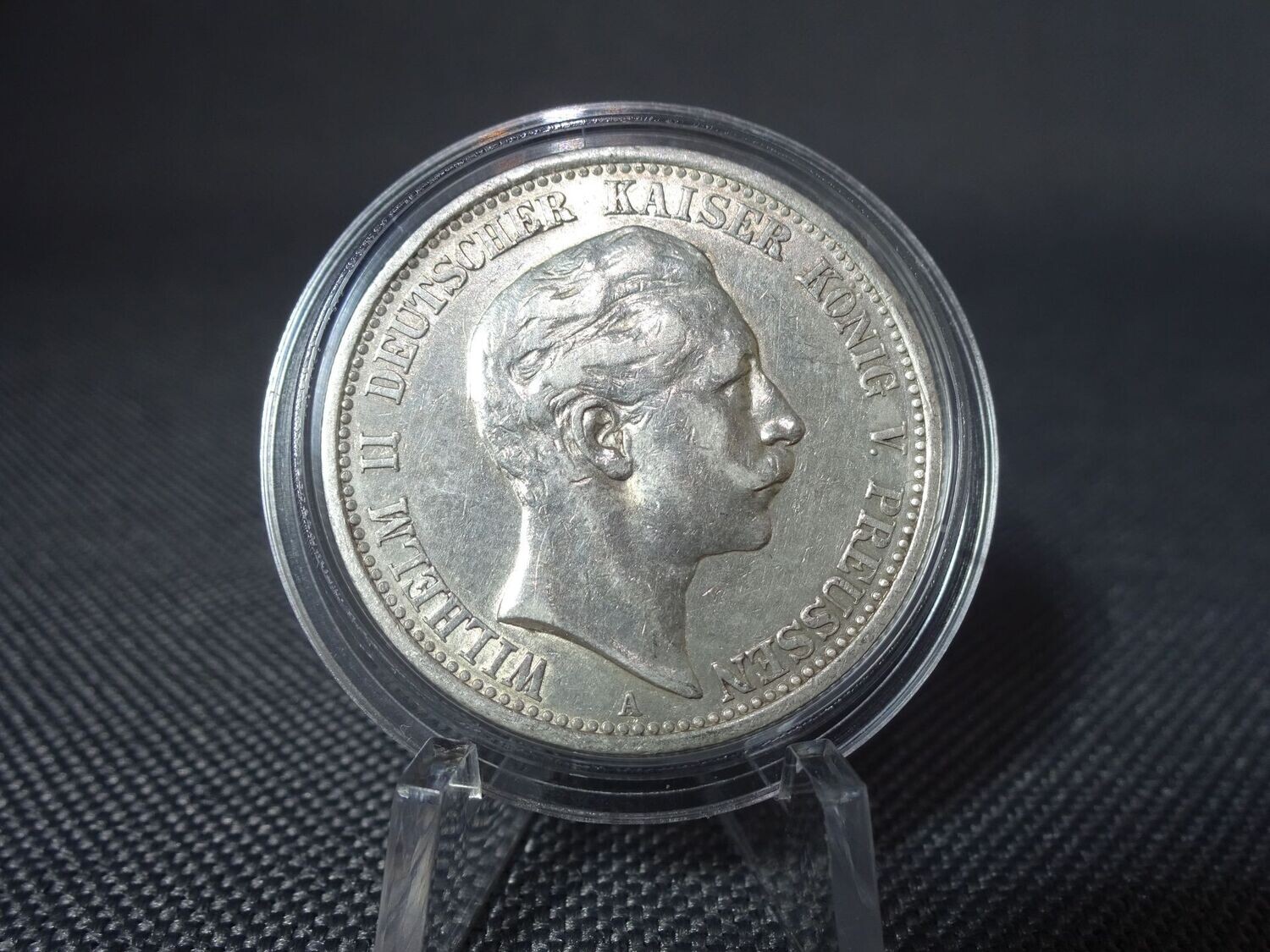 Silbermünze Deutsches Kaiserreich 1907 A 2 Mark Wilhelm II König Preussen