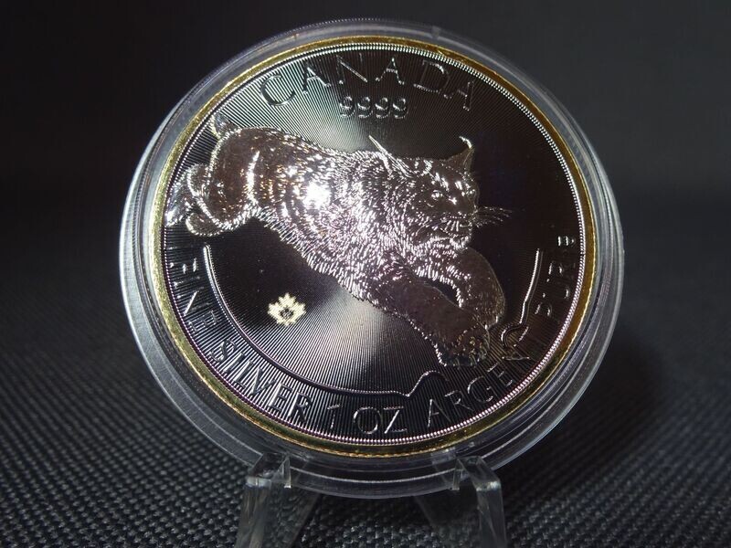 Silbermünze Kanada 2018 5 Dollars Golden Enigma Special Edition Predator Luchs Bobcat Ruthenium Platin Gilded 1 Oz Unze Silbermünze Kanada 2018 5 Dollars Golden Enigma Special Edition Predator Luchs Bobcat Ruthenium Platin Gilded 1 Oz Unze