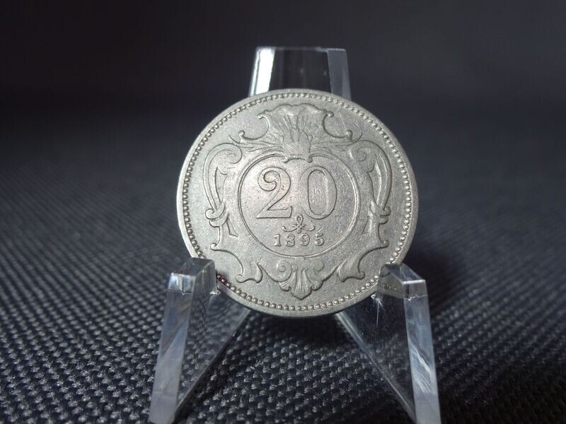 Münze Österreich 1895 20 Heller KuK