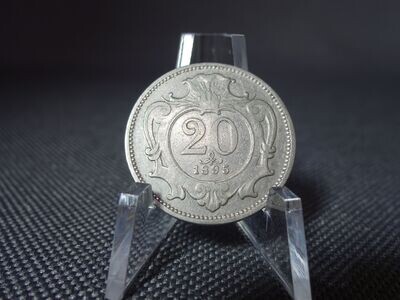 Münze Österreich 1895 20 Heller KuK Münze Österreich 1895 20 Heller KuK