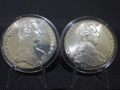 Silbermünzen-Set Österreich Maria Theresia Theresien Taler Nachprägung (1.)