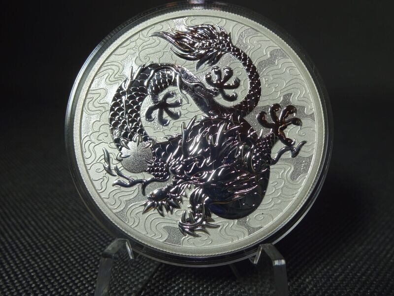 Silbermünze Australien 2021 1 Dollar Chinese Myths & Legends Dragon Drache 1 Oz Unze Silbermünze Australien 2021 1 Dollar Chinese Myths & Legends Dragon Drache 1 Oz Unze