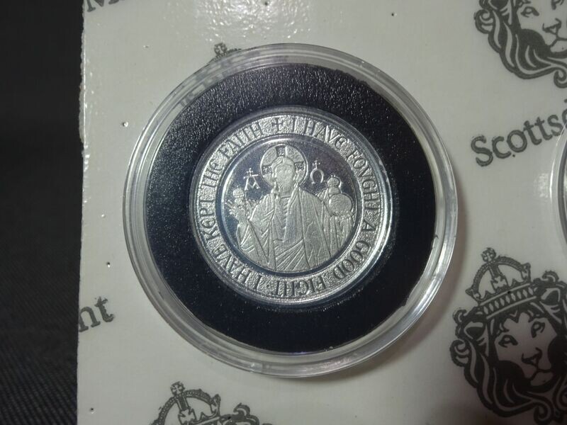 Silbermünze Samoa 2021 1 Tala Jesus Faith Good Fight 1/2 Oz Unze Silbermünze Samoa 2021 1 Tala Jesus Faith Good Fight 1/2 Oz Unze