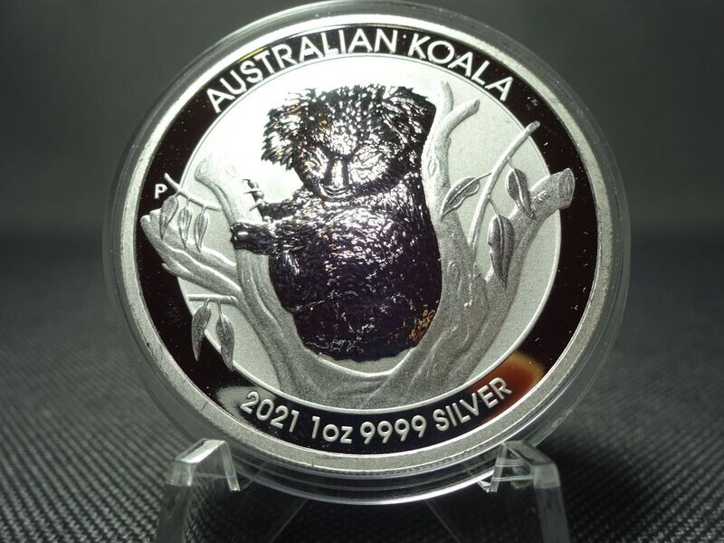 Silbermünze Australien Koala 2021 1 Dollar 1 Oz Unze Silbermünze Australien Koala 2021 1 Dollar 1 Oz Unze