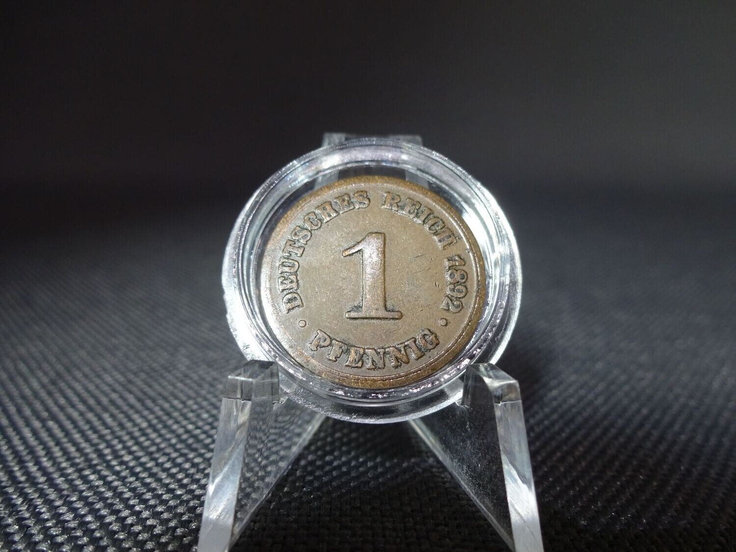 Münze Deutsches Kaiserreich 1892 A 1 Pfennig Berlin