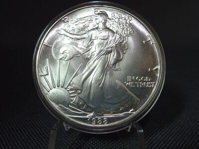 Silbermünze USA 1988 1 Dollar American Silver Eagle Walking Liberty 1 Oz Unze
