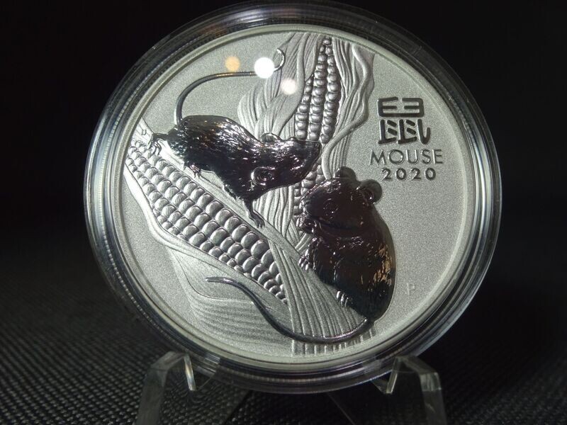 Silbermünze Australien 2020 1 Dollar Lunar Year Mouse Jahr Maus 1 Oz Unze Silbermünze Australien 2020 1 Dollar Lunar Year Mouse Jahr Maus 1 Oz Unze
