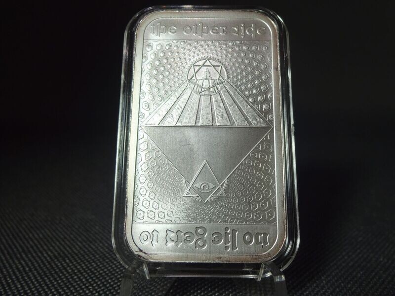 Silberbarren USA No Lie Gets To The Other Side Silver Shield Friends Skills Wealth 1 Oz Unze Silberbarren USA No Lie Gets To The Other Side Silver Shield Friends Skills Wealth 1 Oz Unze