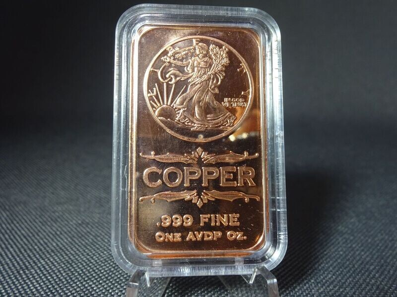 Kupferbarren USA American Silver Eagle Walking Liberty 1 Oz Unze