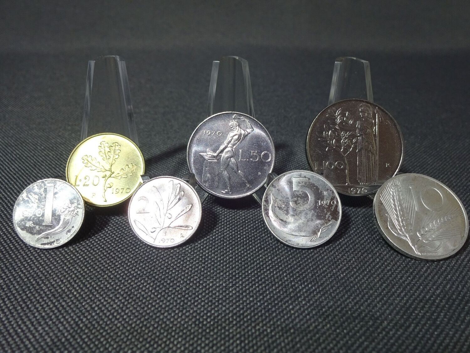 Kursmünzensatz KMS Set Italien 1970 1 2 5 10 20 50 100 Lire