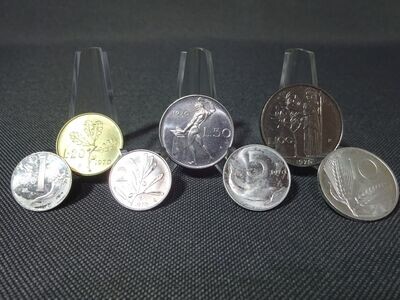 Kursmünzensatz KMS Set Italien 1970 1 2 5 10 20 50 100 Lire