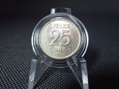 Silbermünze Schweden 1956 25 Öre Sverige Krone Silbermünze Schweden 1956 25 Öre Sverige Krone