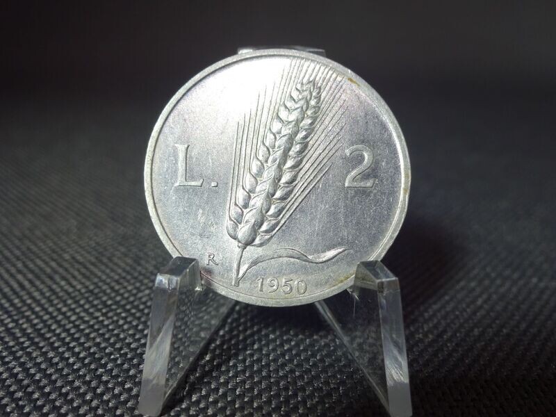 Münze Italien 1950 2 Lire