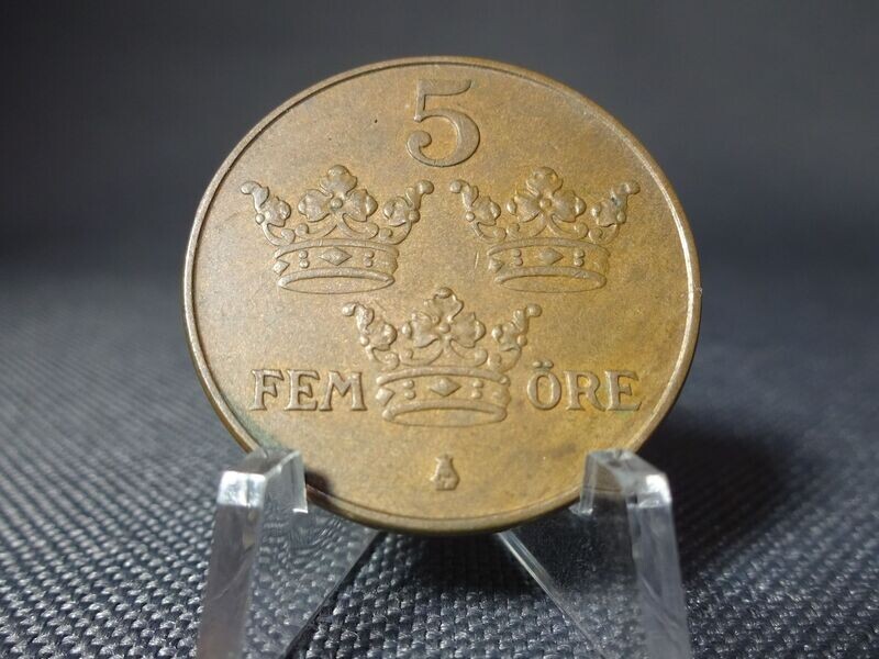 Münze Schweden 1950 5 Öre Münze Schweden 1950 5 Öre