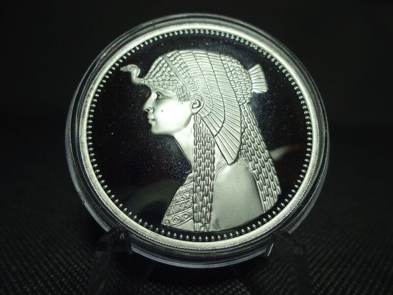 Silbermünze Ägypten 1999 5 Pfund Kleopatra Treasures of Ancient Egypt PP Proof Selten