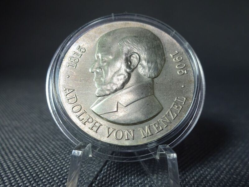 Münze DDR 1980 5 Mark Adolph von Menzel 1815 - 1905 Gedenkmünze Münze DDR 1980 5 Mark Adolph von Menzel 1815 - 1905 Gedenkmünze