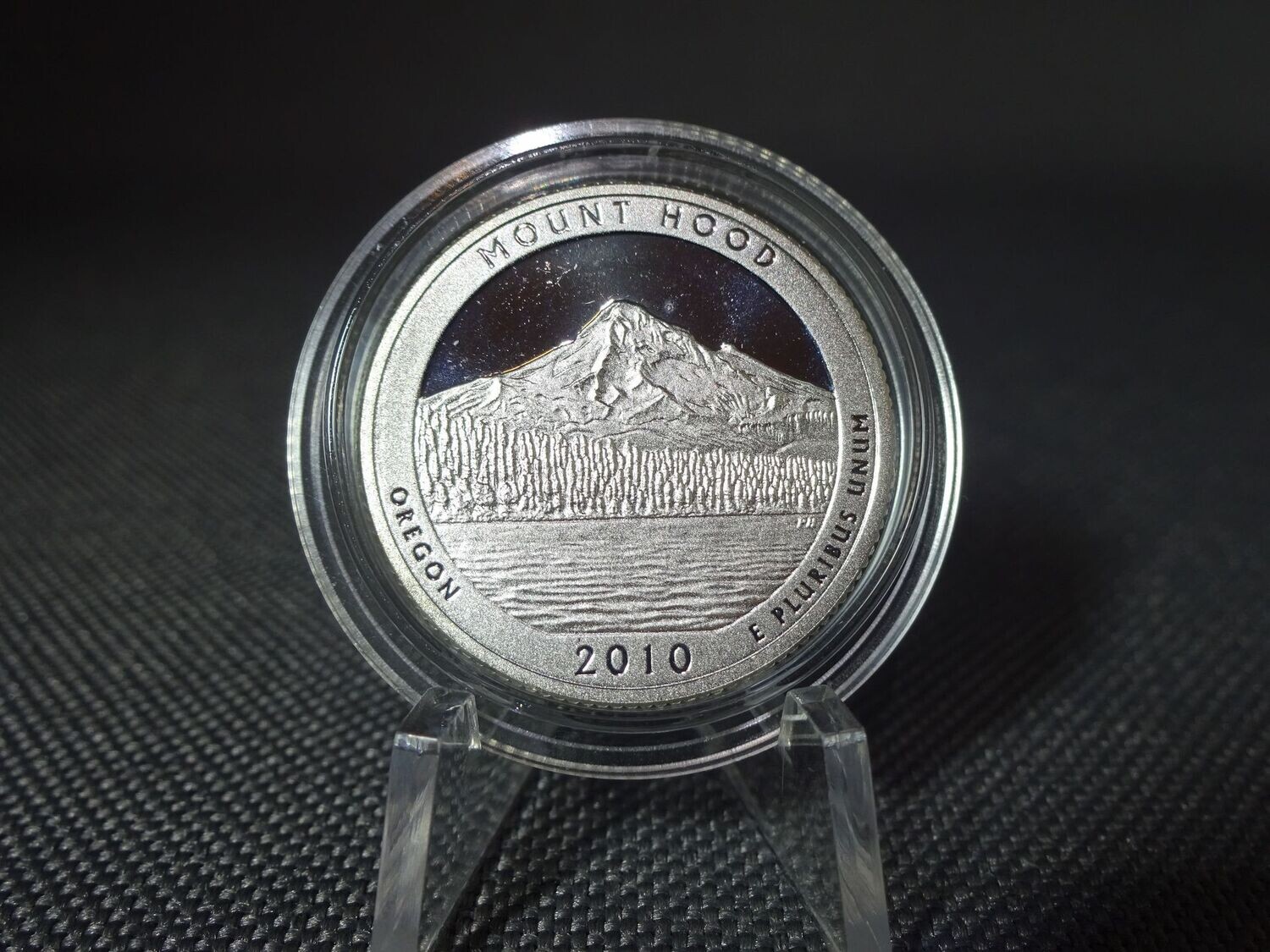 Silbermünze USA 2010 1/4 Quarter Dollar Mount Hood Oregon Washington Liberty PP Proof Silbermünze USA 2010 1/4 Quarter Dollar Mount Hood Oregon Washington Liberty PP Proof