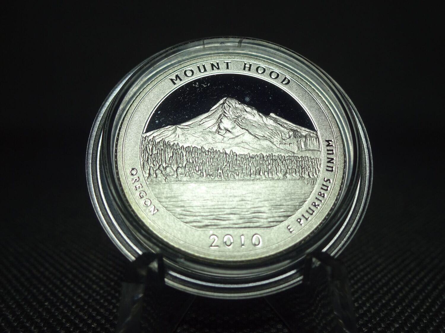 Silbermünze USA 2010 Quarter 1/4 Dollar Mount Hood Oregon Washington Liberty PP Proof Silbermünze USA 2010 Quarter 1/4 Dollar Mount Hood Oregon Washington Liberty PP Proof