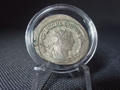 Silbermünze Antike Römische Spätantike Antoninian Gallienus Kaiserzeit Victoria AVG Silbermünze Antike Römische Spätantike Antoninian Gallienus Kaiserzeit Victoria AVG