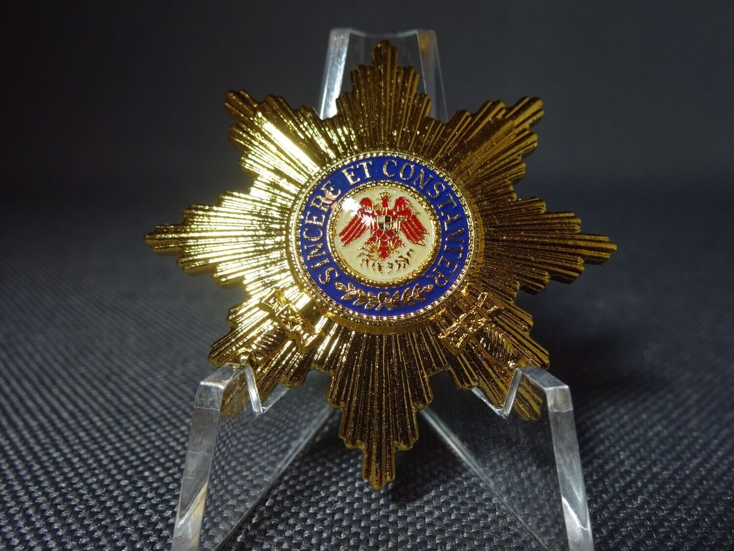 Orden Roter Adler Bruststern zum Großkreuz Altdeutschland Deutsches Kaiserreich Sammleranfertigung