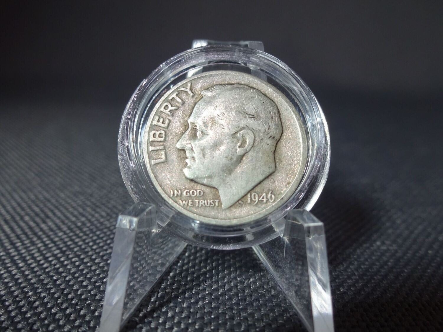 Silbermünze USA 1946 1 Dime 10 Cent Dollar Liberty