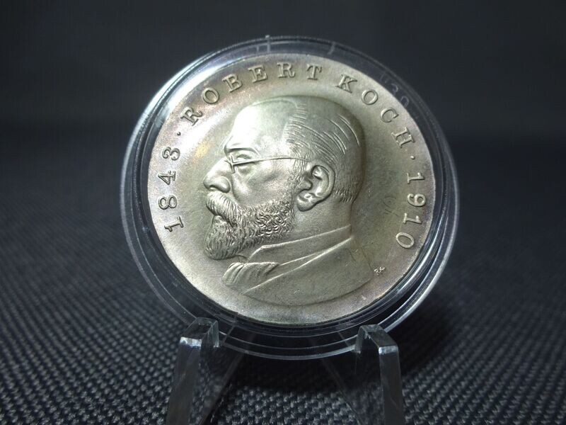 Münze DDR 1968 5 Mark Robert Koch 1843 - 1910 Gedenkmünze Münze DDR 1968 5 Mark Robert Koch 1843 - 1910 Gedenkmünze