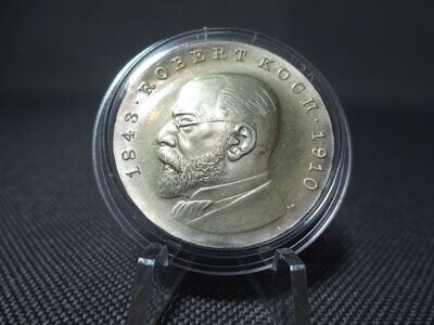 Münze DDR 1968 5 Mark Robert Koch 1843 - 1910