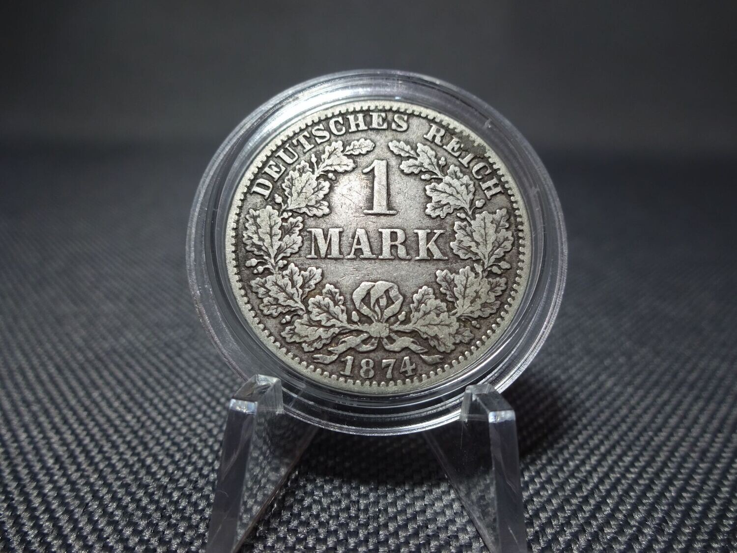 Silbermünze Deutsches Kaiserreich 1874 A 1 Mark Berlin