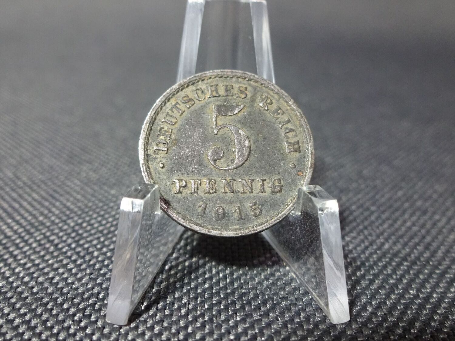 Münze Deutsches Kaiserreich 1915 G 5 Pfennig Karlsruhe Münze Deutsches Kaiserreich 1915 G 5 Pfennig Karlsruhe