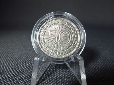 Münze Weimarer Republik 1930 D 50 Reichspfennig München