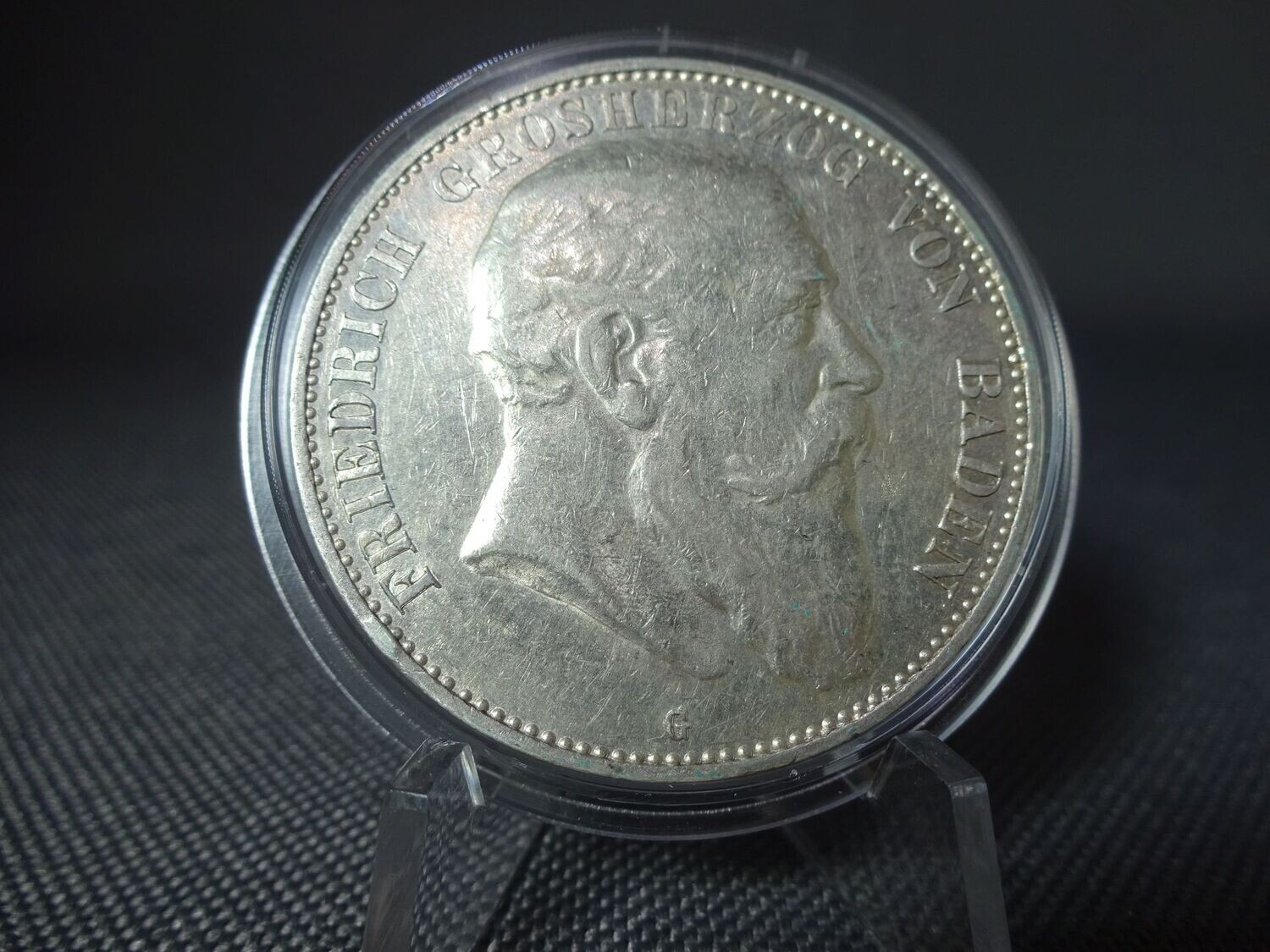 Silbermünze Deutsches Kaiserreich 1903 G 5 Mark Friedrich Großherzog Baden