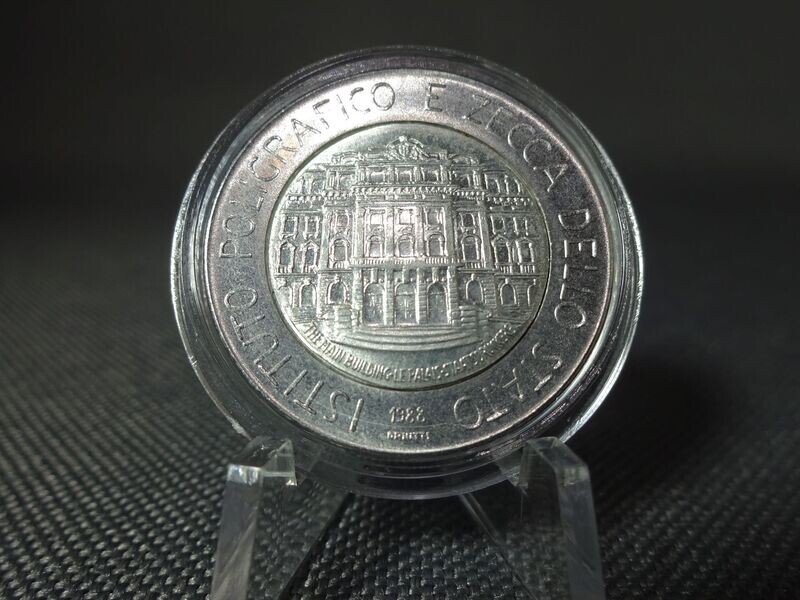 Probemünze Italien 1988 500 Lire Probe Istituto Poligrafico Werbetoken Schuler Sehr Selten (1.)