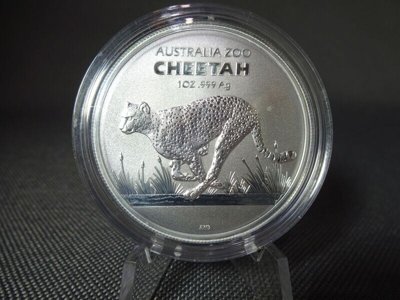 Silbermünze Australien 2021 1 Dollar Australia Zoo Cheetah Gepard 1 Oz Unze Silbermünze Australien 2021 1 Dollar Australia Zoo Cheetah Gepard 1 Oz Unze