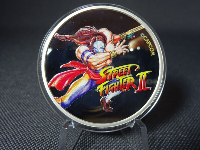Silbermünze Fidschi Fiji 2021 50 Cents Street Fighter II Vega Farbe 1 Oz Unze Silbermünze Fidschi Fiji 2021 50 Cents Street Fighter II Vega Farbe 1 Oz Unze