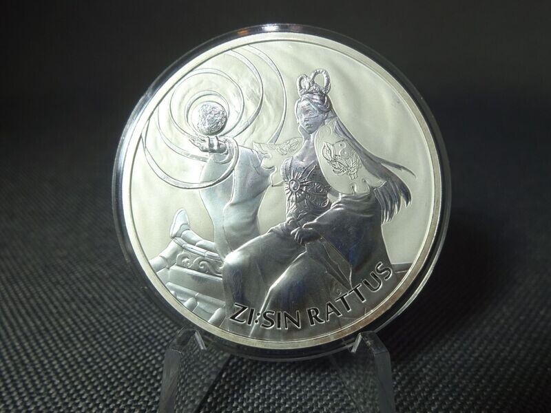Silbermünze Südkorea 2020 1 Clay Zi:Sin Rattus 1 Oz Unze