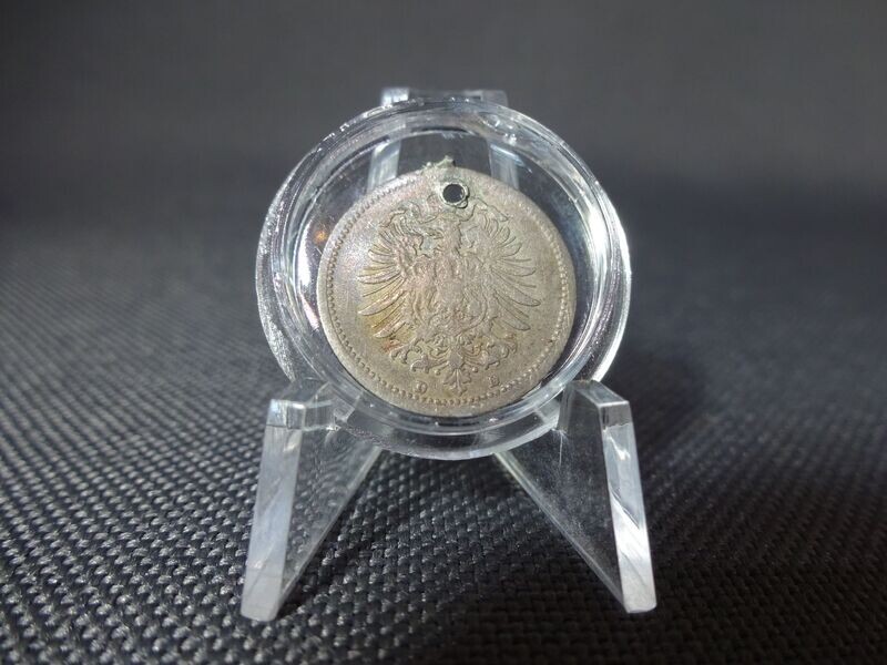 Silbermünze Deutsches Kaiserreich D 20 Pfennig München Anhänger