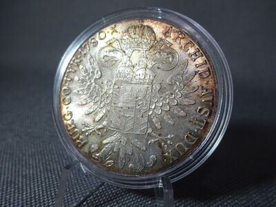 Silbermünze Österreich Maria Theresia Theresien Taler Nachprägung Patina