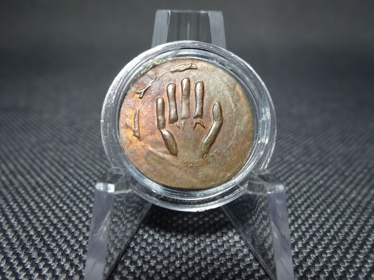 Kupfermedaille 1975 Deutschland 1300 - 1400 Händleinheller Neuprägung Patina