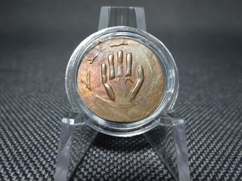 Kupfermedaille 1975 Deutschland 1300 - 1400 Händleinheller Neuprägung Patina