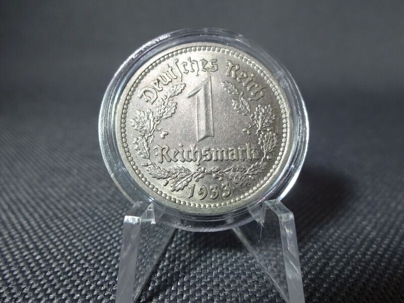 Münze Drittes Reich 1933 D 1 Reichsmark München