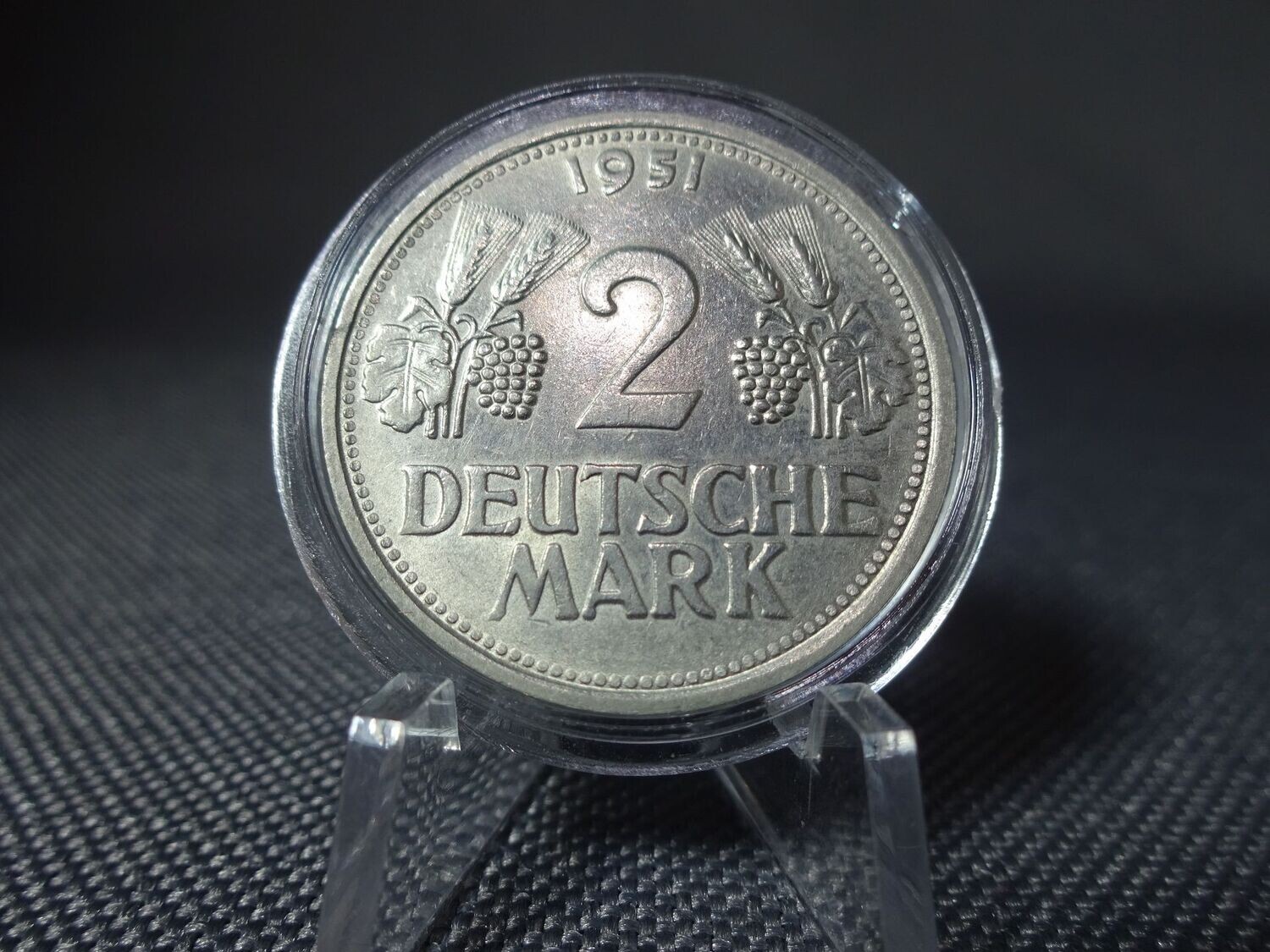 Münze Deutschland 1951 G 2 Deutsche Mark Ähren Karlsruhe Münze Deutschland 1951 G 2 Deutsche Mark Ähren Karlsruhe