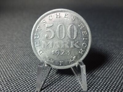 Münze Weimarer Republik 1923 F 500 Mark Stuttgart Münze Weimarer Republik 1923 F 500 Mark Stuttgart