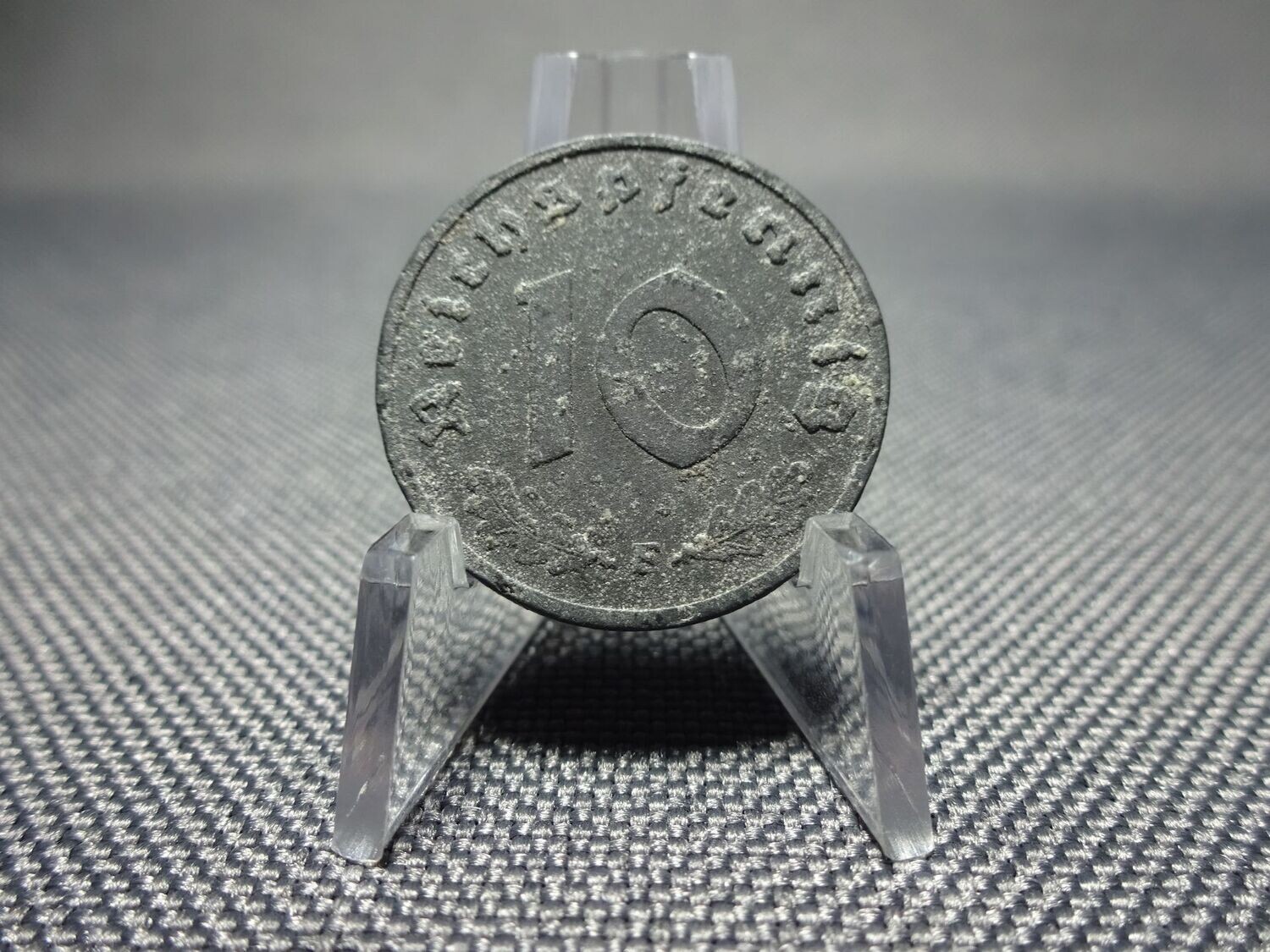 Münze Drittes Reich 1945 F 10 Reichspfennig Alliierte Besatzung Besetzung Stuttgart (2.)